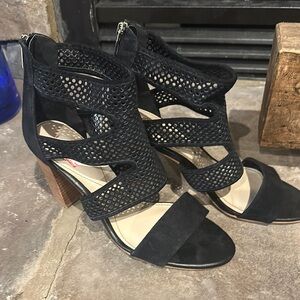 ISOLA Elegant Black Women's Heeled Sandals